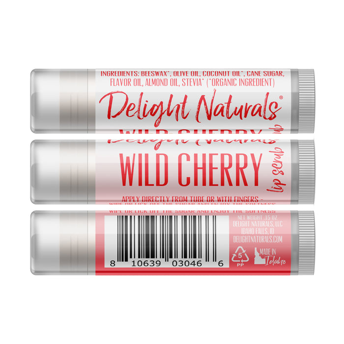 Wild Cherry Lip Scrub - Three Pack
