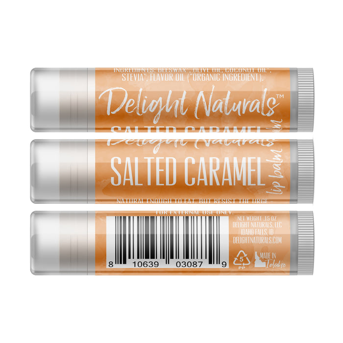 Salted Caramel Lip Balm - Set of Three