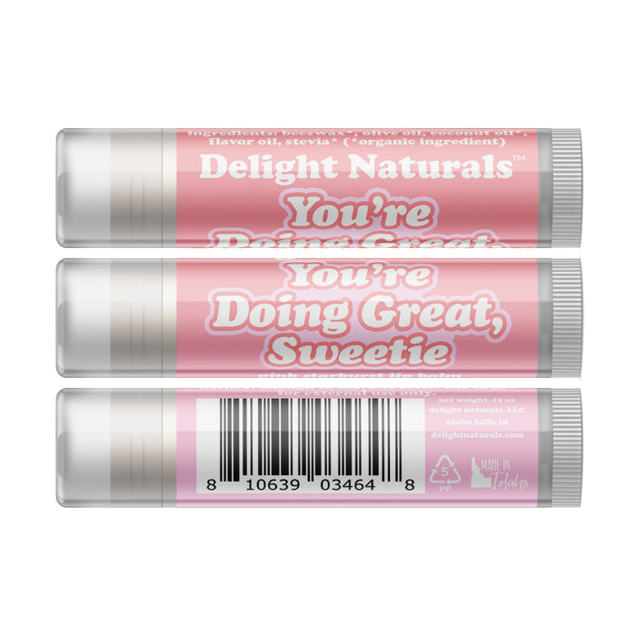 You're Doing Great Sweetie Lip Balm - Three Pack