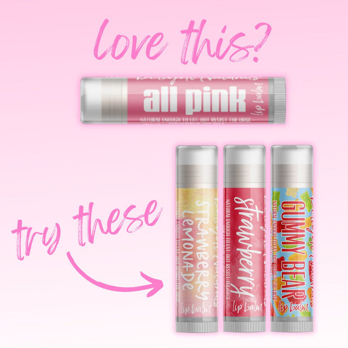 All Pink Lip Balm - Three Pack