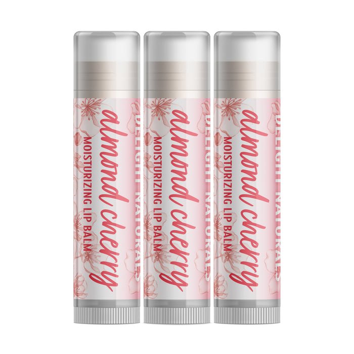 Almond Cherry Lip Balm - Three Pack