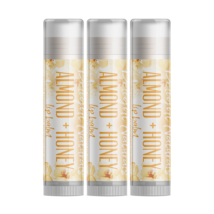 Almond + Honey Lip Balm - Three Pack