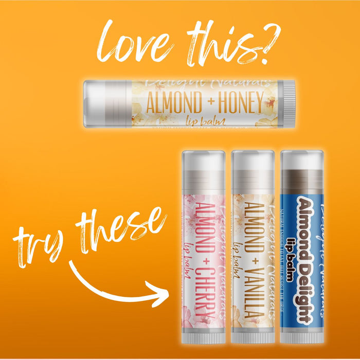 Almond + Honey Lip Balm - Three Pack