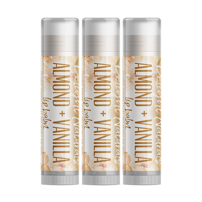 Almond + Vanilla Lip Balm - Three Pack