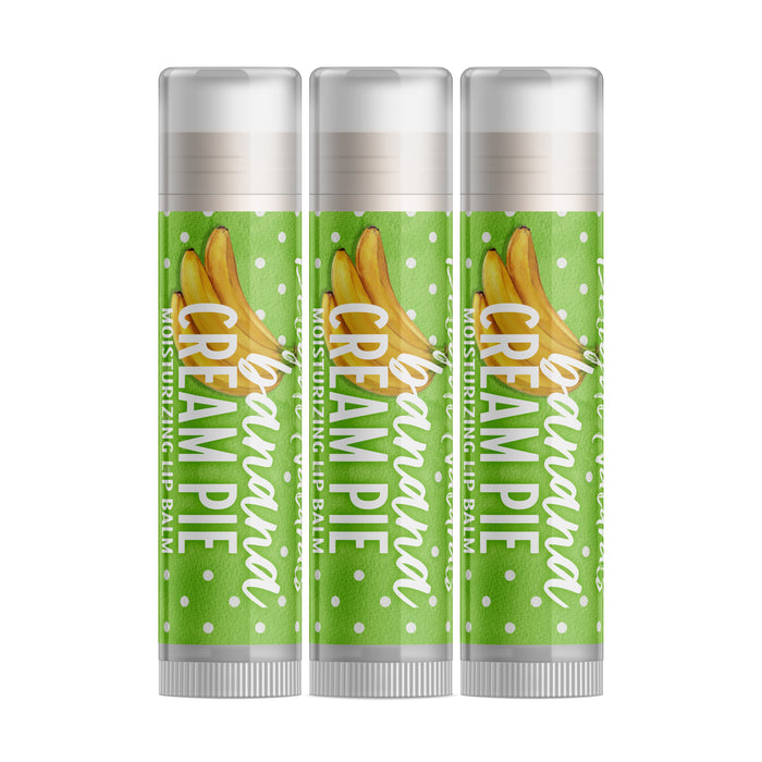 Banana Cream Pie Lip Balm - Three Pack