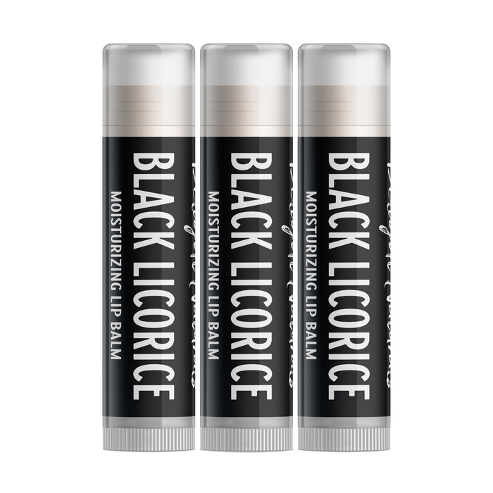 Black Licorice Lip Balm - Three Pack
