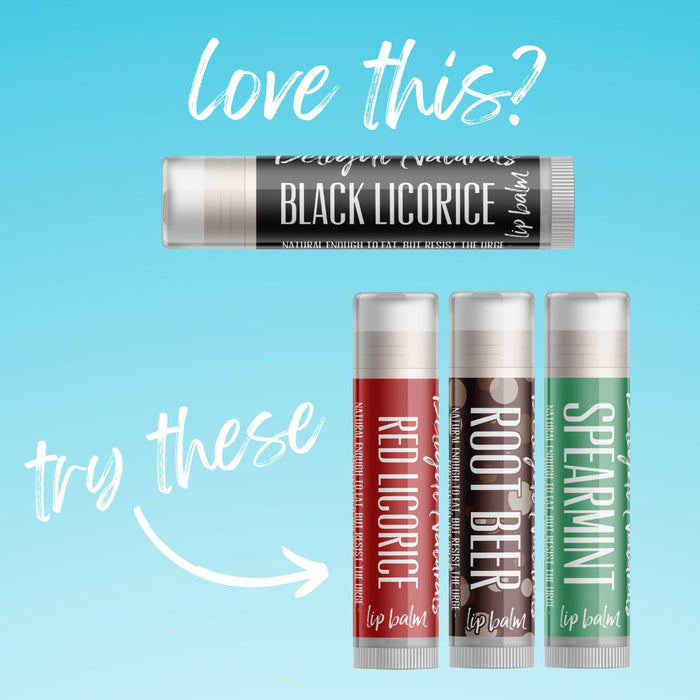 Black Licorice Lip Balm - Three Pack