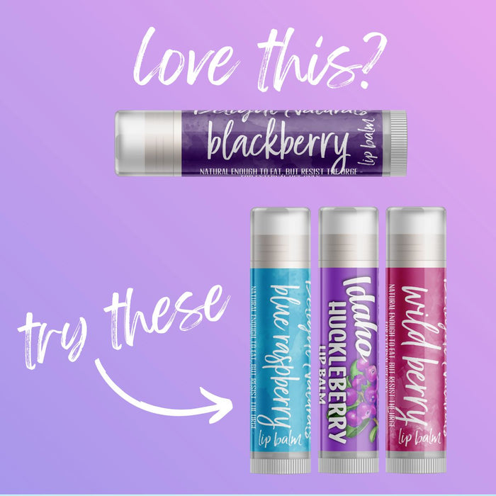 Blackberry Lip Balm - Three Pack