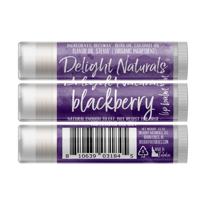 Blackberry Lip Balm - Three Pack