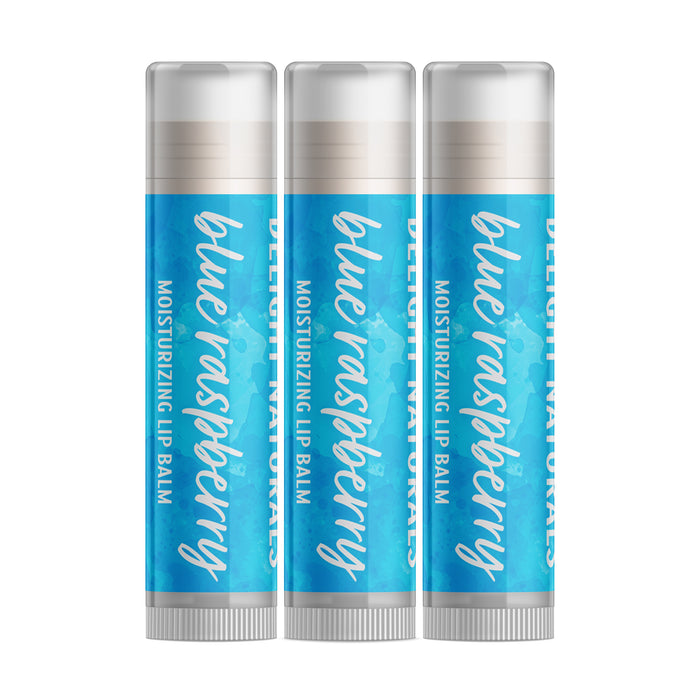 Blue Raspberry Lip Balm - Three Pack