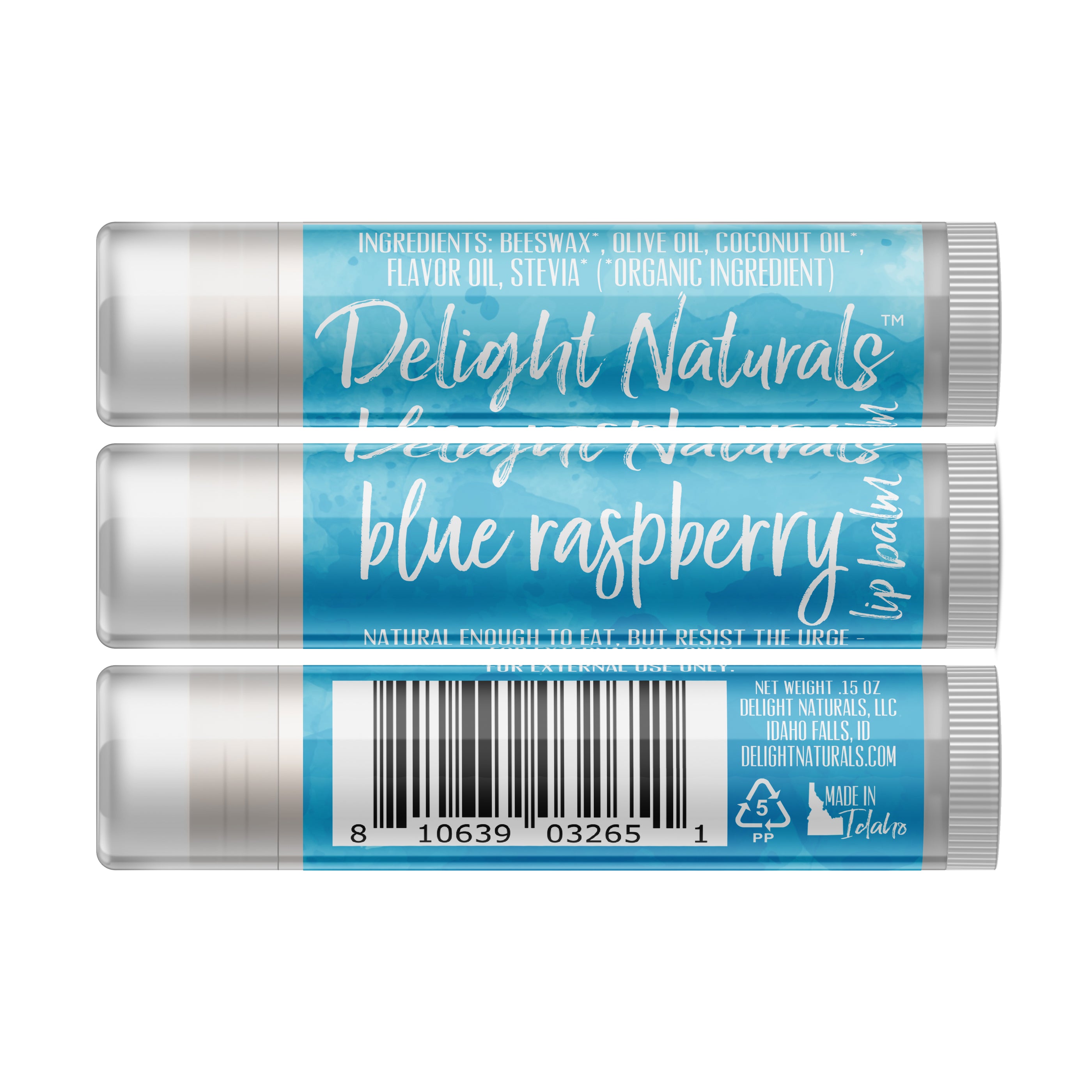Blue Raspberry Lip Balm — Delight Naturals