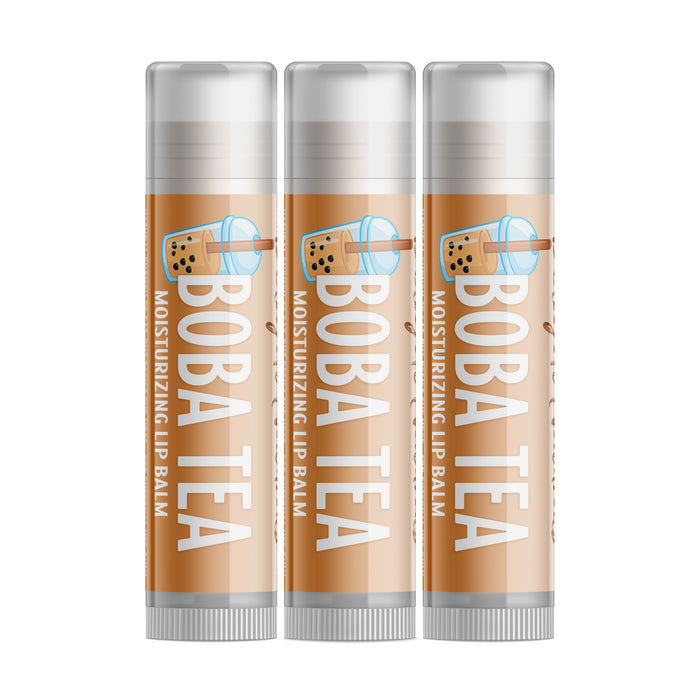 Boba Tea Lip Balm - Three Pack