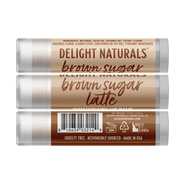 Brown Sugar Latte Lip Balm - Three Pack
