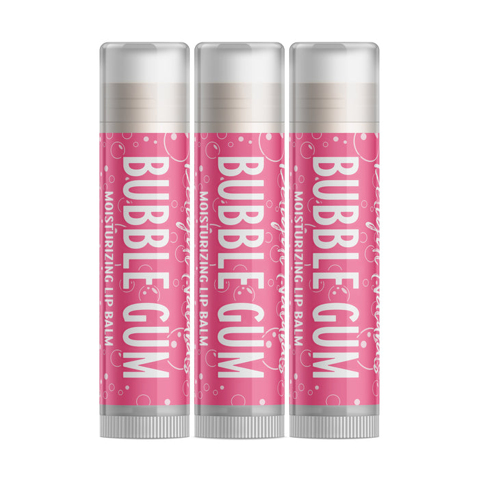 Bubble Gum Lip Balm - Three Pack