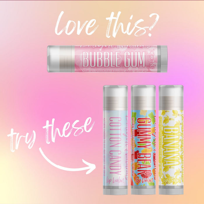 Bubble Gum Lip Balm - Three Pack