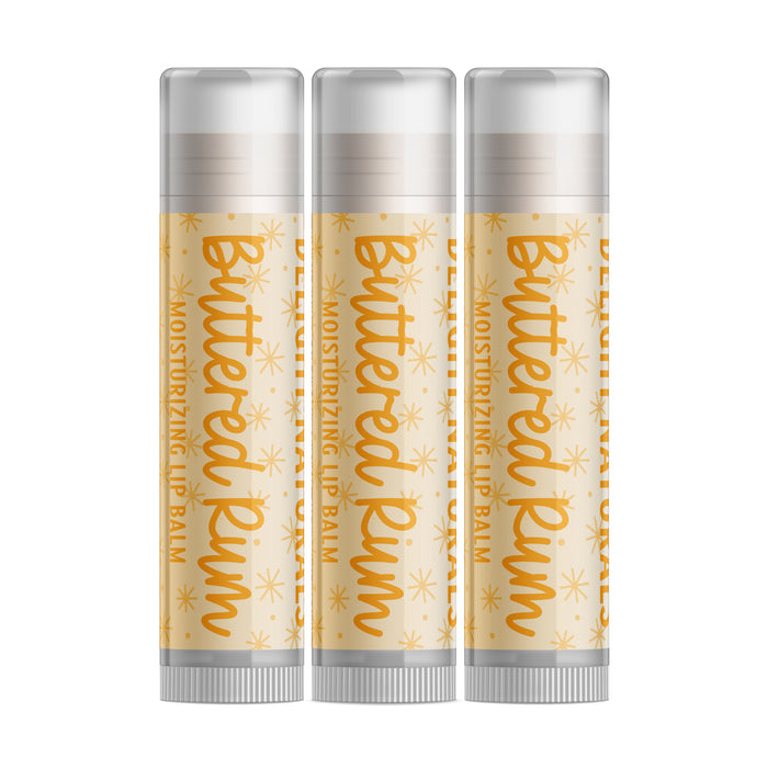 Buttered Rum Lip Balm - Three Pack