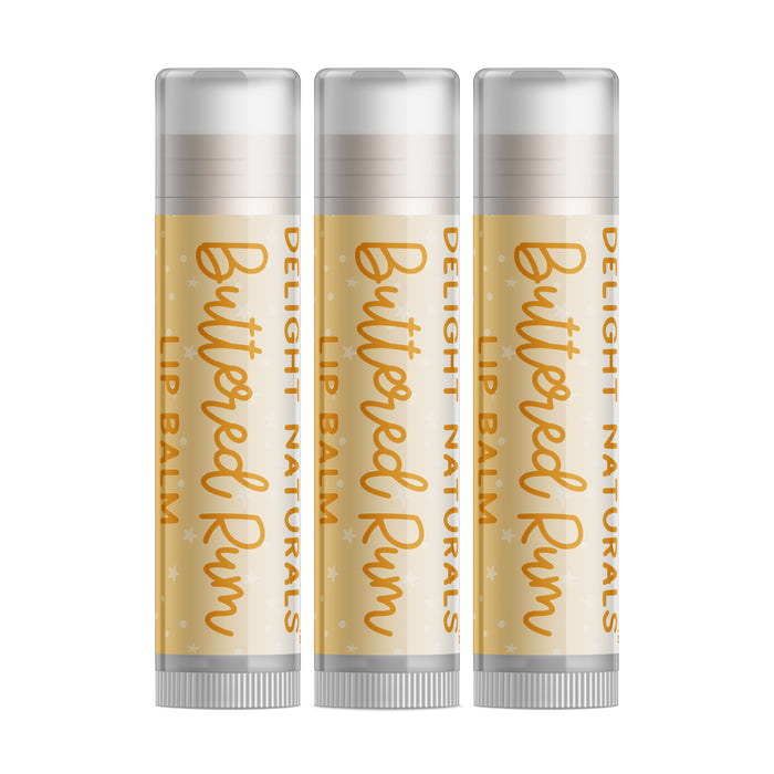 Buttered Rum Lip Balm - Three Pack