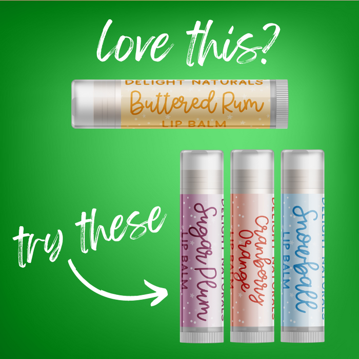 Buttered Rum Lip Balm - Three Pack