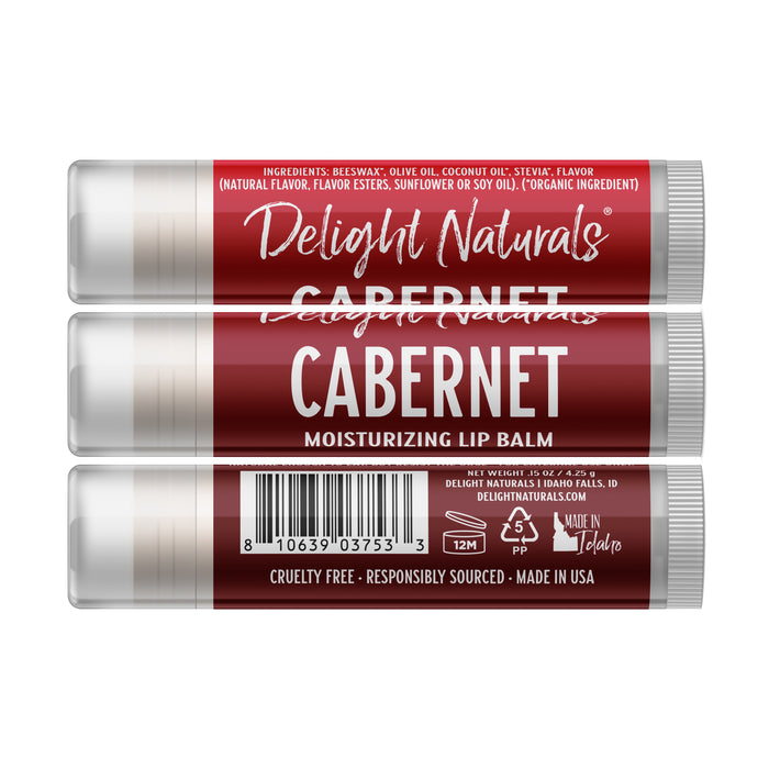 Cabernet Wine Lip Balm - Three Pack