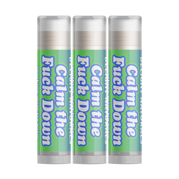 Calm the Fuck Down Lip Balm - Three Pack