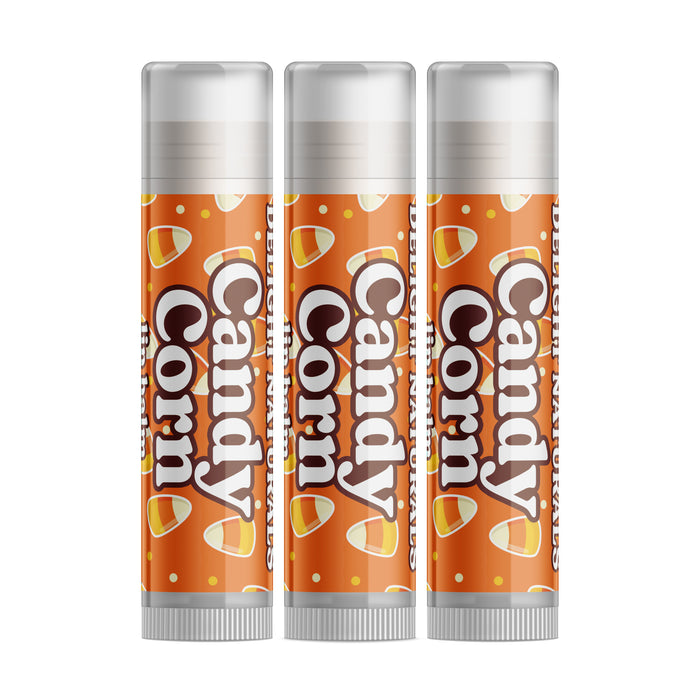 Candy Corn Halloween Lip Balm - Set of Three