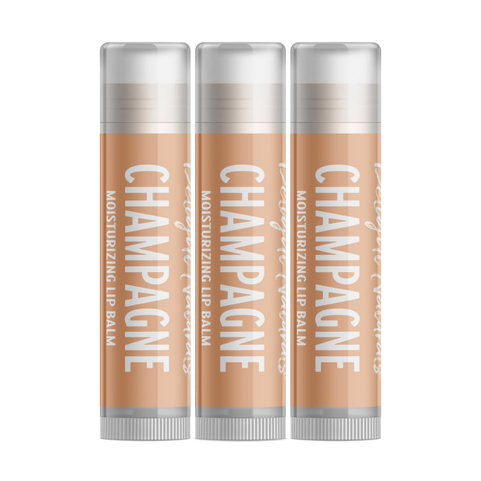 Champagne Wine Lip Balm - Three Pack