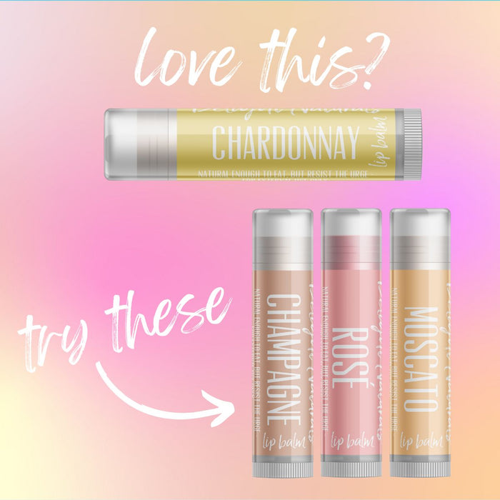 Chardonnay Wine Lip Balm - Three Pack