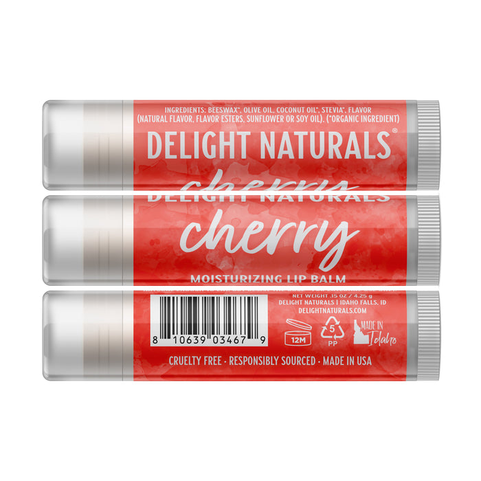 Cherry Lip Balm - Three Pack