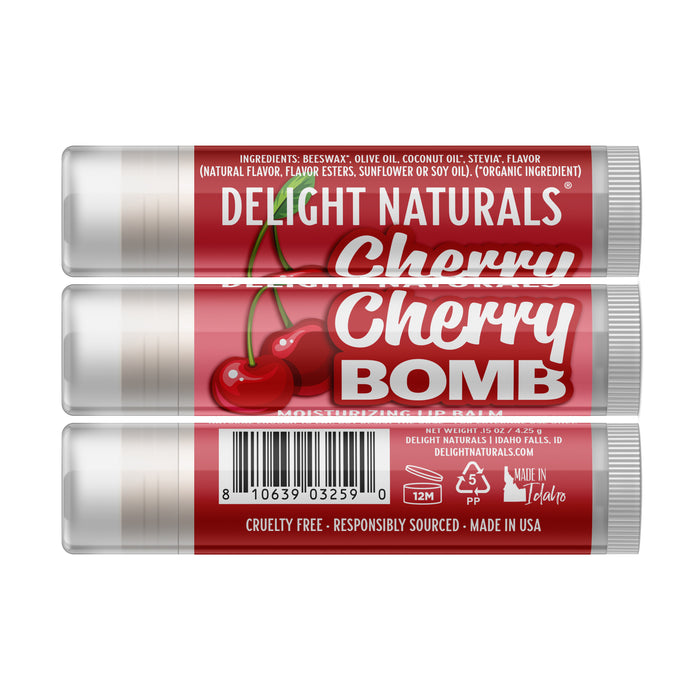 Cherry Bomb Lip Balm - Three Pack