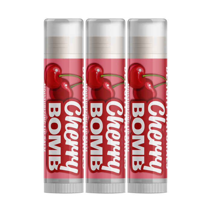 Cherry Bomb Lip Balm - Three Pack