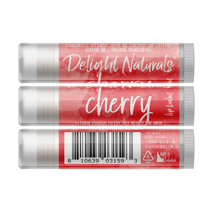 Cherry Lip Balm - Set of Three
