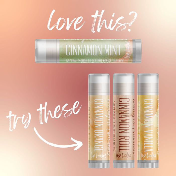 Cinnamon Mint Lip Balm - Three Pack