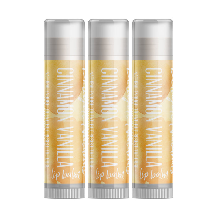 Cinnamon Vanilla Lip Balm - Three Pack