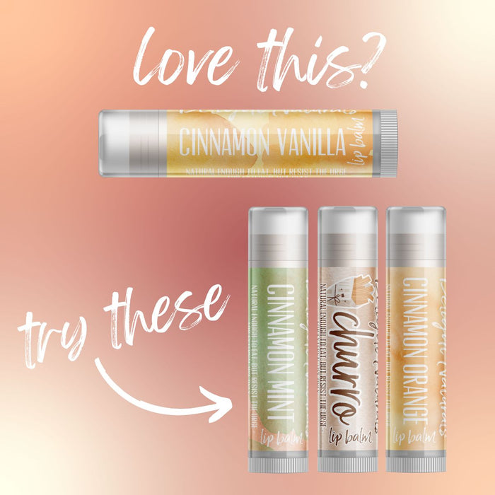 Cinnamon Vanilla Lip Balm - Three Pack