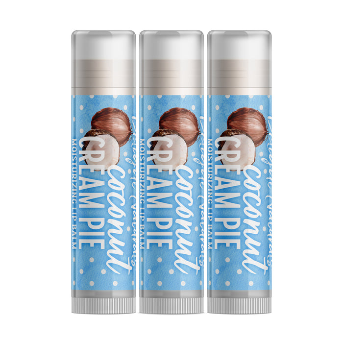 Coconut Cream Pie Lip Balm - Three Pack