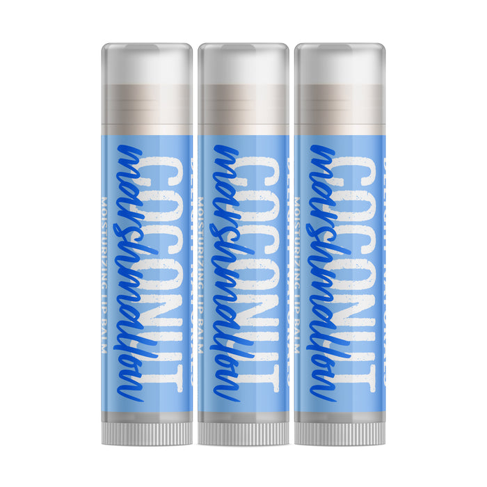 Coconut Marshmallow Lip Balm - Three Pack