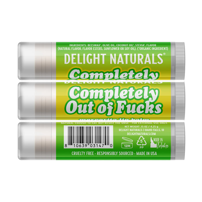 Completely Out of Fucks Lip Balm - Three Pack
