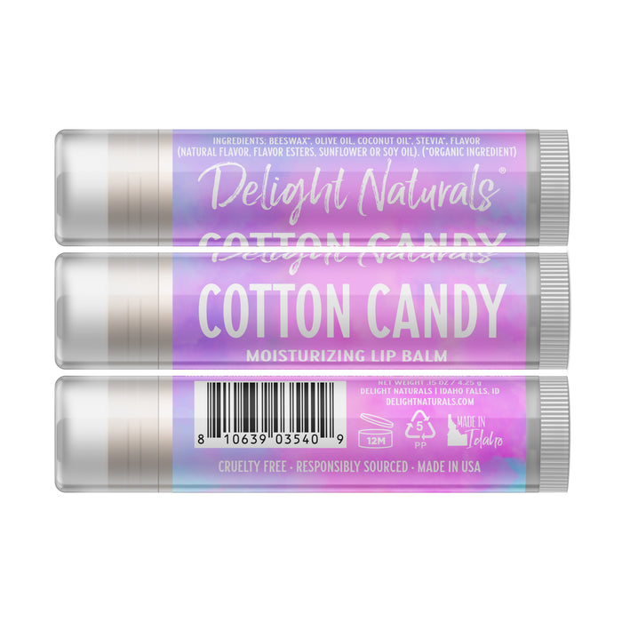 Cotton Candy Lip Balm - Three Pack