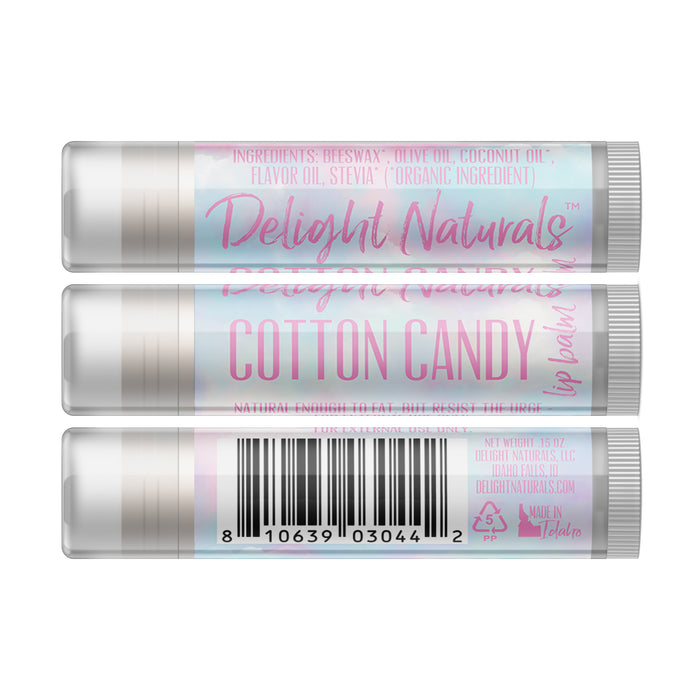 Cotton Candy Lip Balm - Three Pack