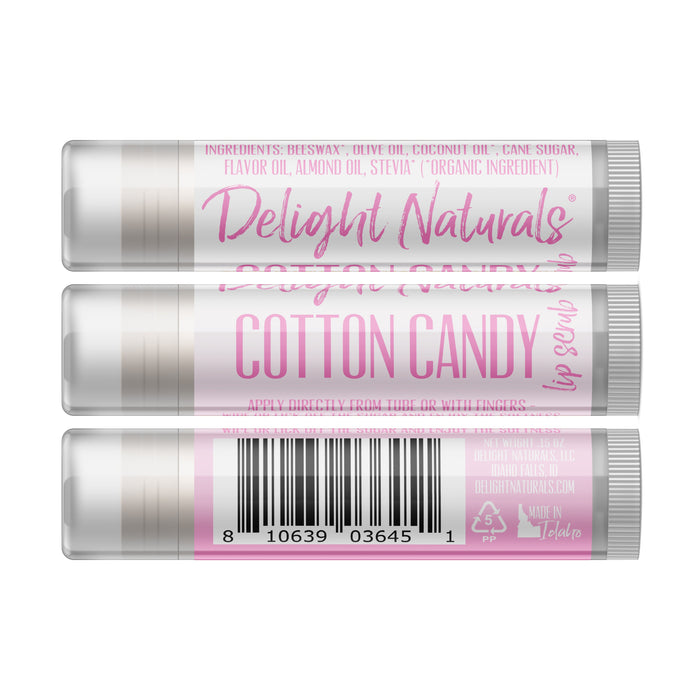 Cotton Candy Lip Scrub - Three Pack