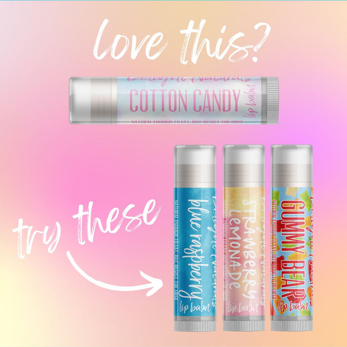 Cotton Candy Lip Balm - Three Pack