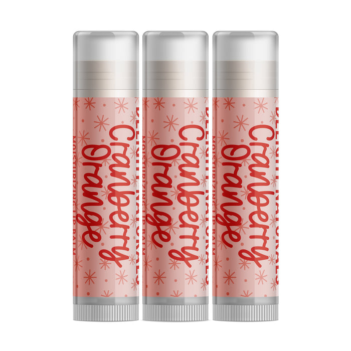 Cranberry Orange Lip Balm - Three Pack
