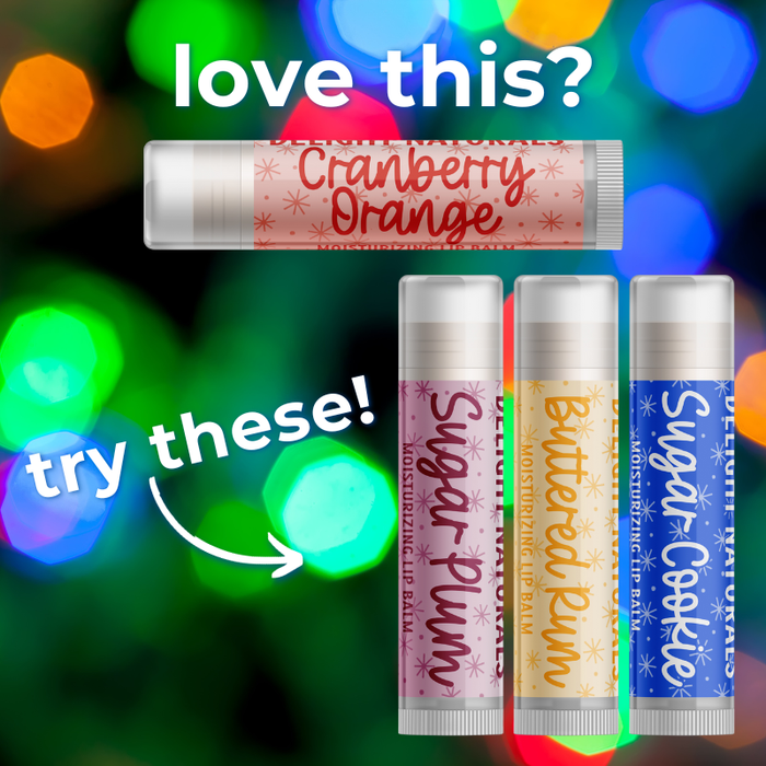 Cranberry Orange Lip Balm - Three Pack