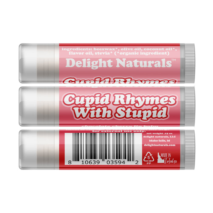 Cupid Rhymes With Stupid Lip Balm - Valentine's Day 2024