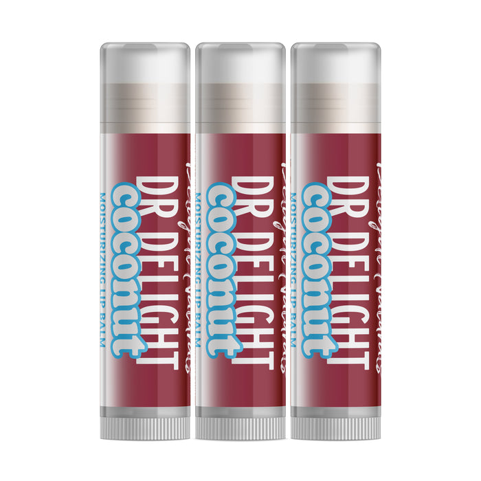 Dr Delight Coconut Lip Balm - Three Pack