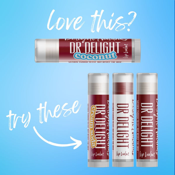 Dr Delight Coconut Lip Balm - Three Pack