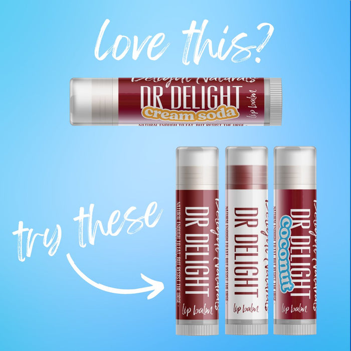 Dr Delight Cream Soda Lip Balm - Three Pack