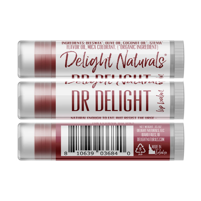 Dr Delight Tinted Lip Balm - Three Pack