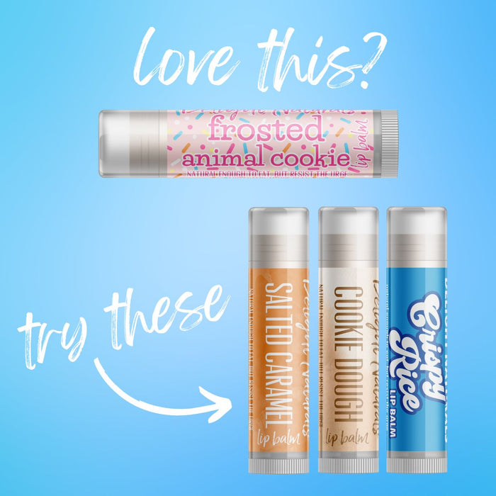 Frosted Animal Cookie Lip Balm - Three Pack