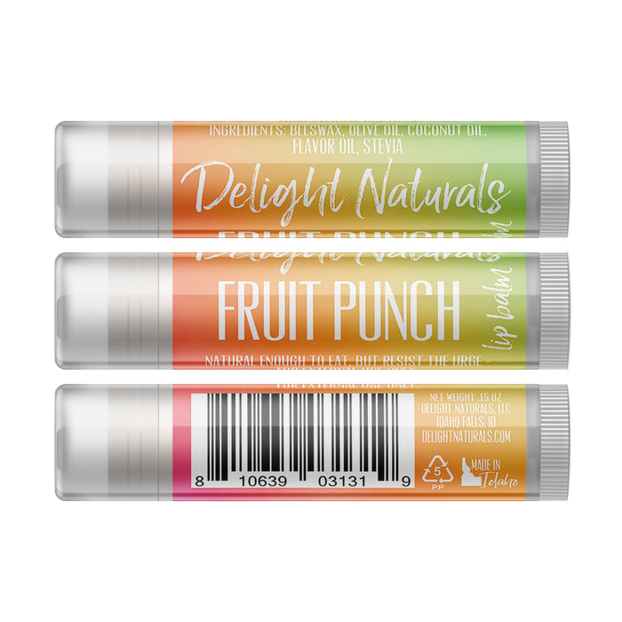 Fruit Punch Lip Balm - Three Pack